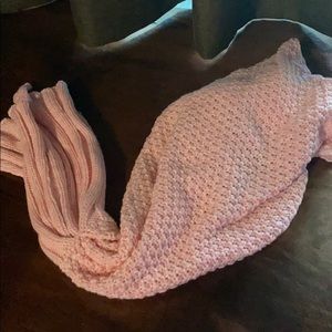 Baby mermaid picture blanket